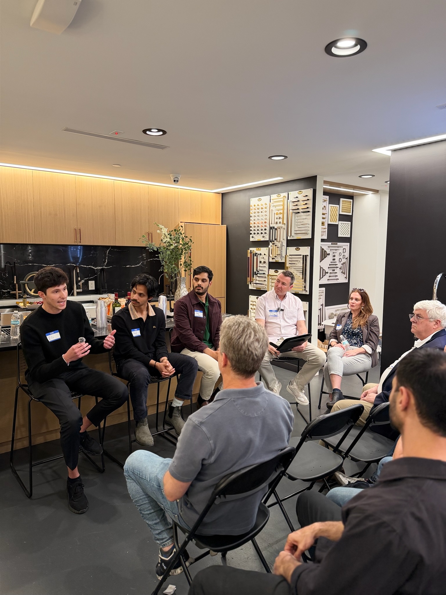 Panel speaker at a Blueprint event