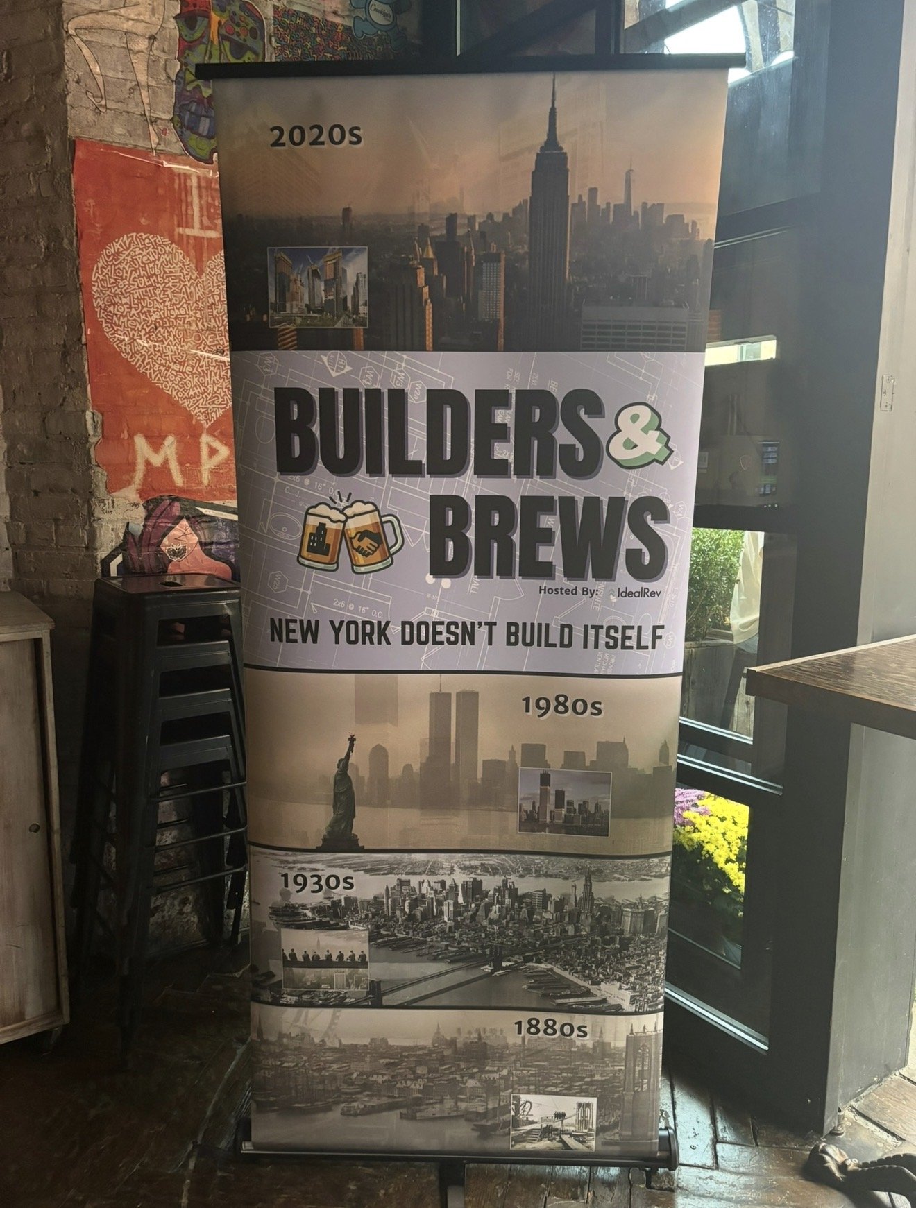 Real estate and construction professionals networking in New York City